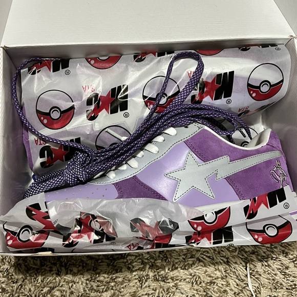 Bape Air Force ones, Pokemon/Mewtwo themed - Picture 1 of 9
